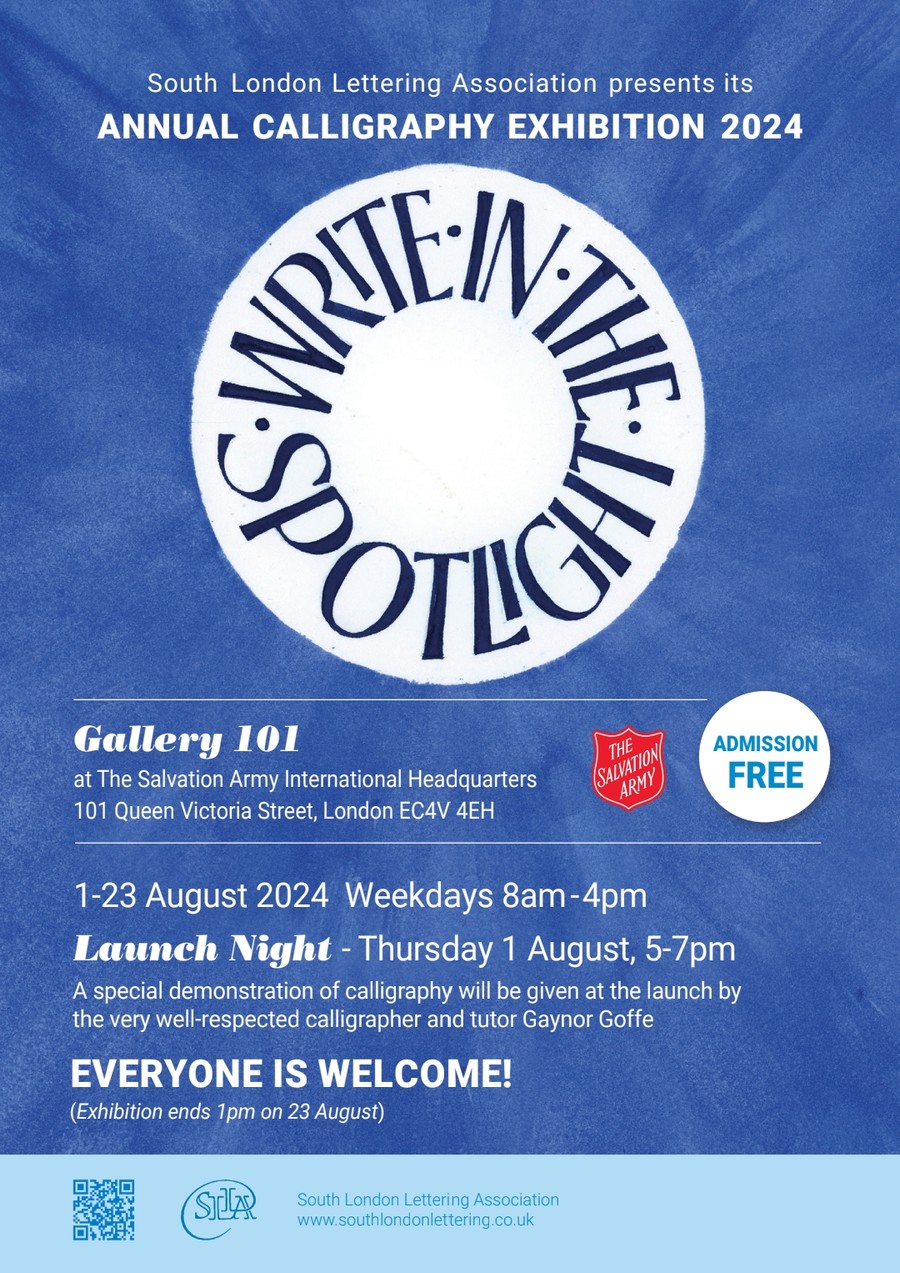calligraphy exhibition poster